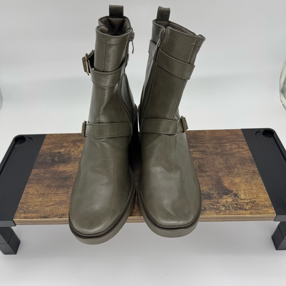 Monica Elditas Buckle Ankle Boots – Size 9.5 - Picture 3 of 11